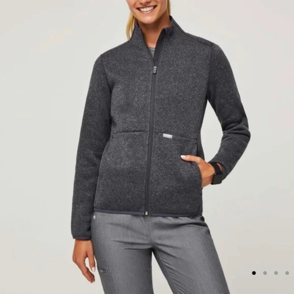 Figs Jackets & Coats New Figs On Shift Knit Sweater Jacket